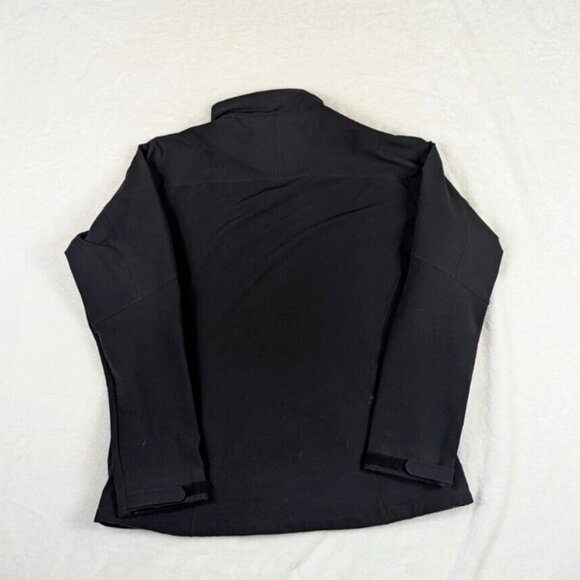 Patagonia Jacket Mens Large Black Guide Soft Shell Zip Up Embroidered - Picture 12 of 16